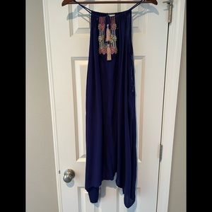 Lovestitch royal blue sleeveless spaghetti straps Dress Size M